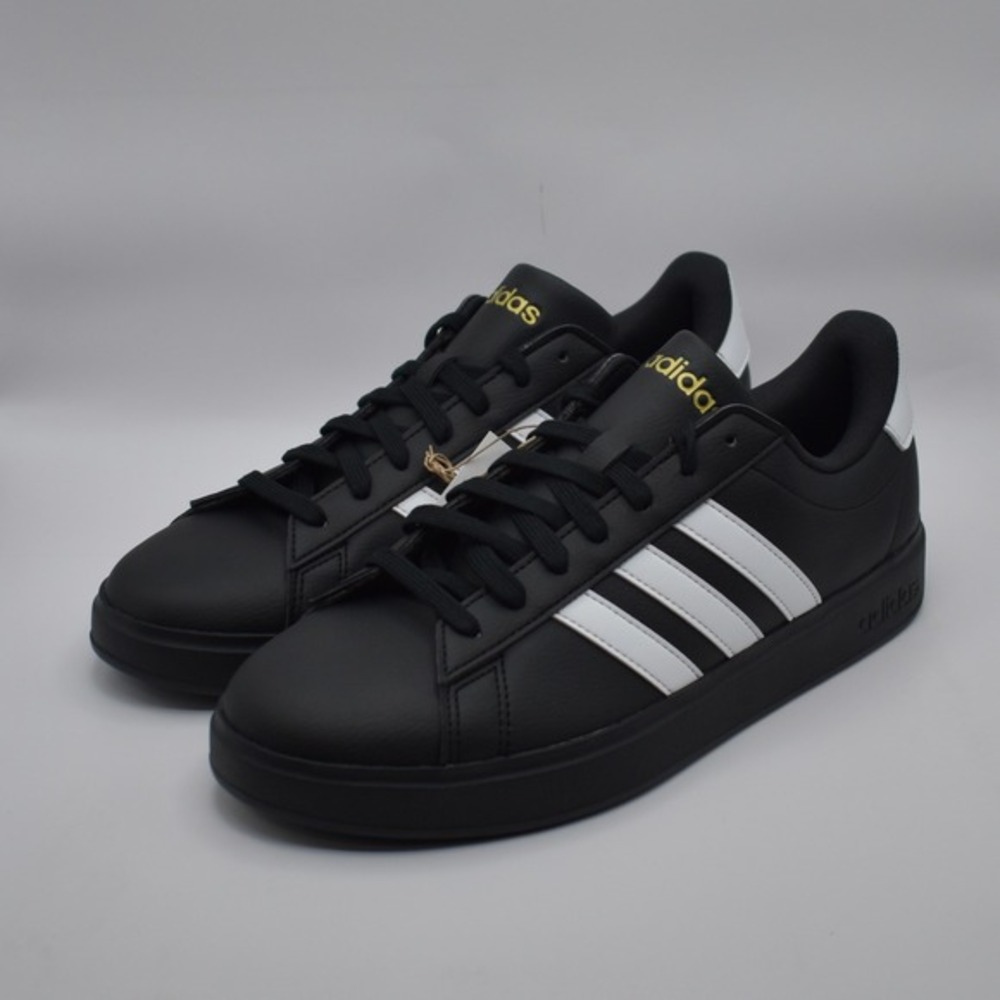 Adidas Grand Court 2.0 Sneakers Men's Size‎ 10 Shoes Black White NIB NEW JR0546